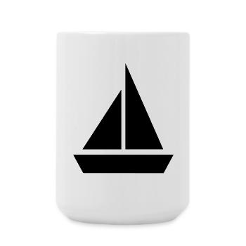 Yes, i am a Sailor - Large Mug 440 ml - white - Front