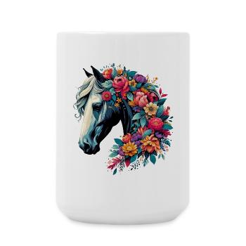 Horse - Large Mug 440 ml - white - Front