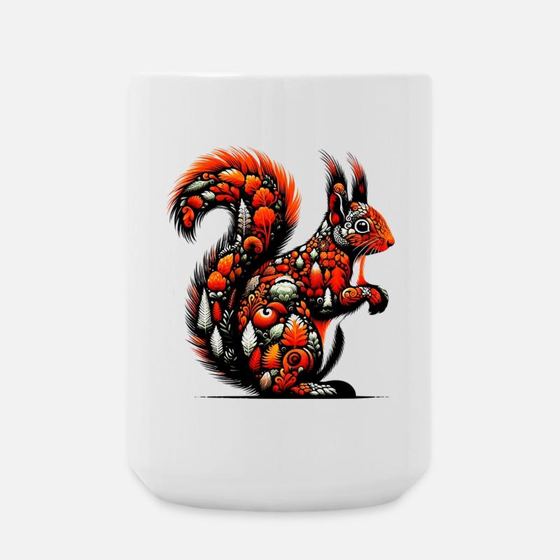 Écureuil - Grande tasse 440 ml - blanc