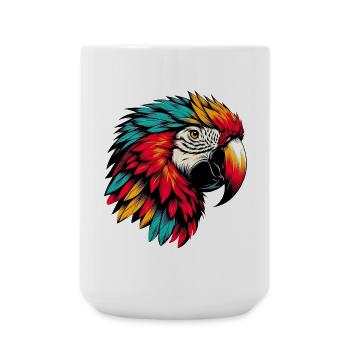 Parrot - Large Mug 440 ml - white - Front
