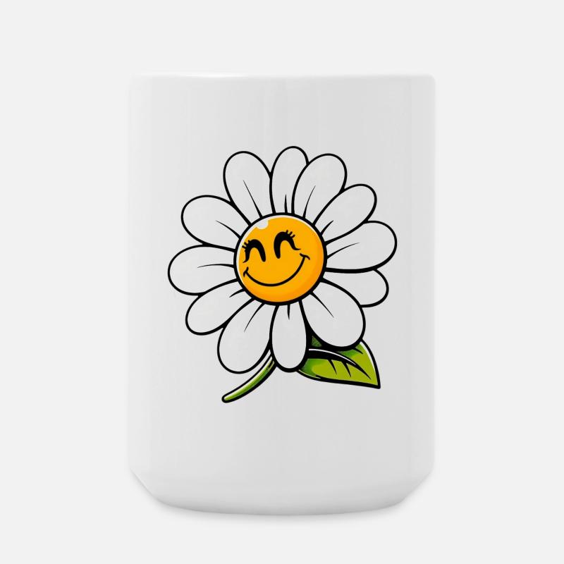 Gänseblümchen - Große Tasse 440 ml - Weiß