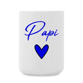 GRANDPA. FATHER'S DAY. HAPPY GRANDPA'S DAY. I LOVE YOU. - Large Mug 440 ml - white - Front