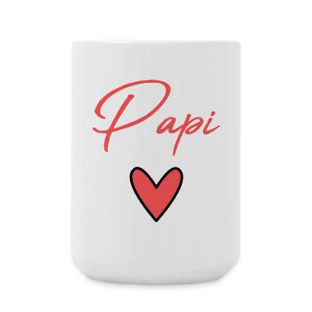 GRANDPA. DAD. FATHER'S DAY. HAPPY FATHER'S DAY - Large Mug 440 ml - white - Front