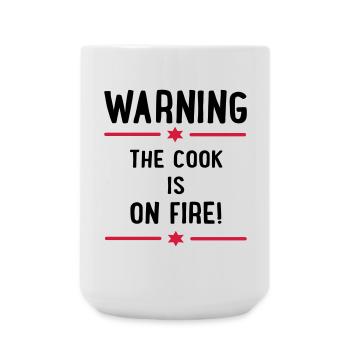 Funny sayings for chefs - Large Mug 440 ml - white - Front