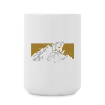 Fast Like a Bike Racer - Large Mug 440 ml - white - Front