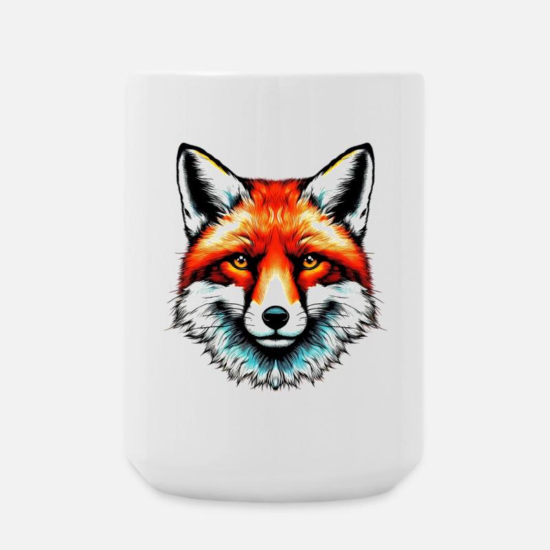 Fuchs - Große Tasse 440 ml - Weiß