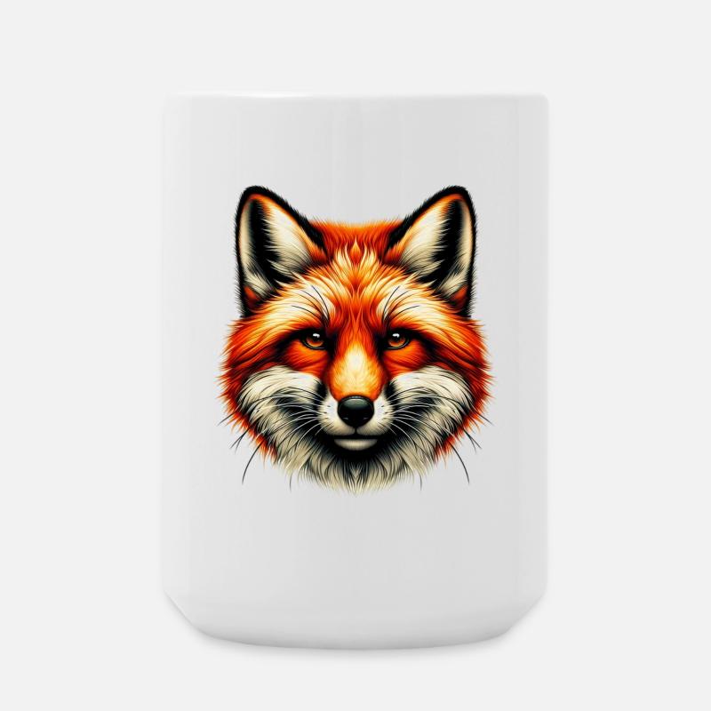 Fuchs - Große Tasse 440 ml - Weiß