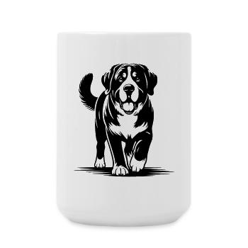 Großer Schweizer Sennenhund - Große Tasse 440 ml - Weiß - Vorne