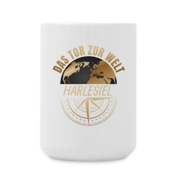 Das Tor zur Welt - Harlesiel - Große Tasse 440 ml - Weiß - Vorne