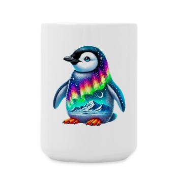 Pinguin - Große Tasse 440 ml - Weiß - Vorne
