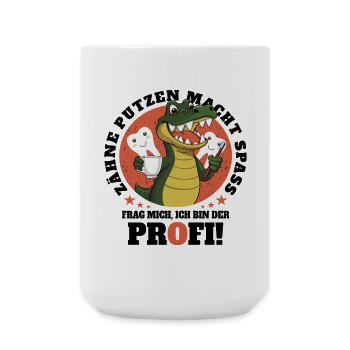 Crocodile Dental Hygiene - Large Mug 440 ml - white - Front
