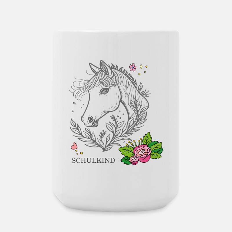 Schulkind - Große Tasse 440 ml - Weiß
