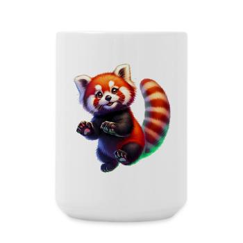 Red panda - Large Mug 440 ml - white - Front