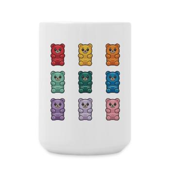Adorable Gummy Bear Collection - Large Mug 440 ml - white - Front