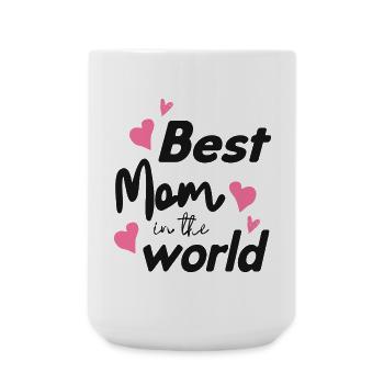 Best Mom - Large Mug 440 ml - white - Front