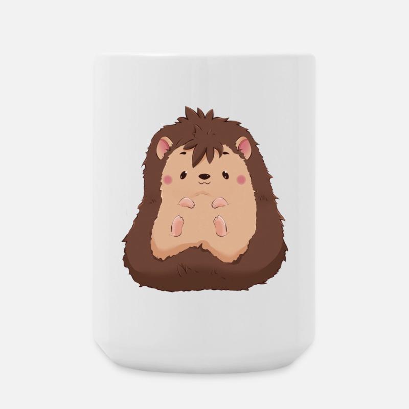 Hérisson - Grande tasse 440 ml - blanc
