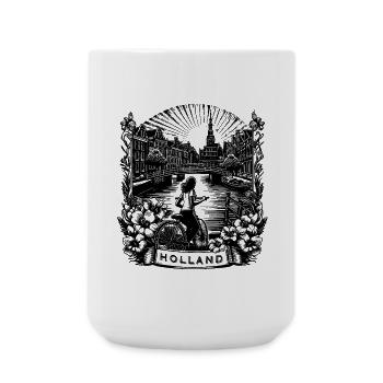 HOLLAND Conception de chemises - Grande tasse 440 ml - blanc - Devant