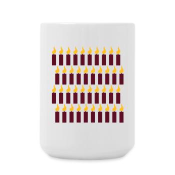 40.Geburtstag - Große Tasse 440 ml - Weiß - Vorne