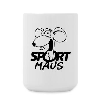 Sportmaus positive - Large Mug 440 ml - white - Front