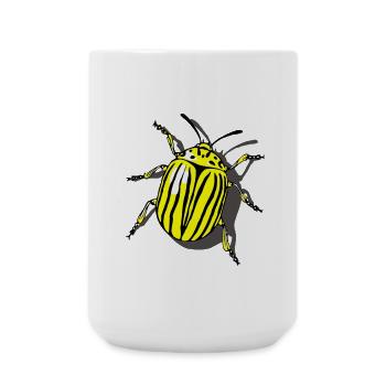 Kartoffelkäfer - Große Tasse 440 ml - Weiß - Vorne