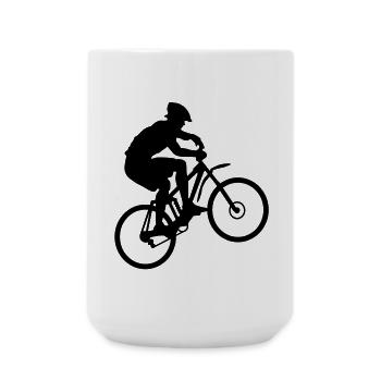 Biker - Große Tasse 440 ml - Weiß - Vorne