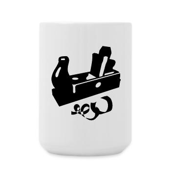 hobel - Large Mug 440 ml - white - Front