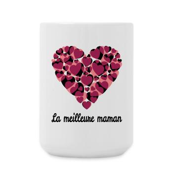 la meilleure maman - Große Tasse 440 ml - Weiß - Vorne