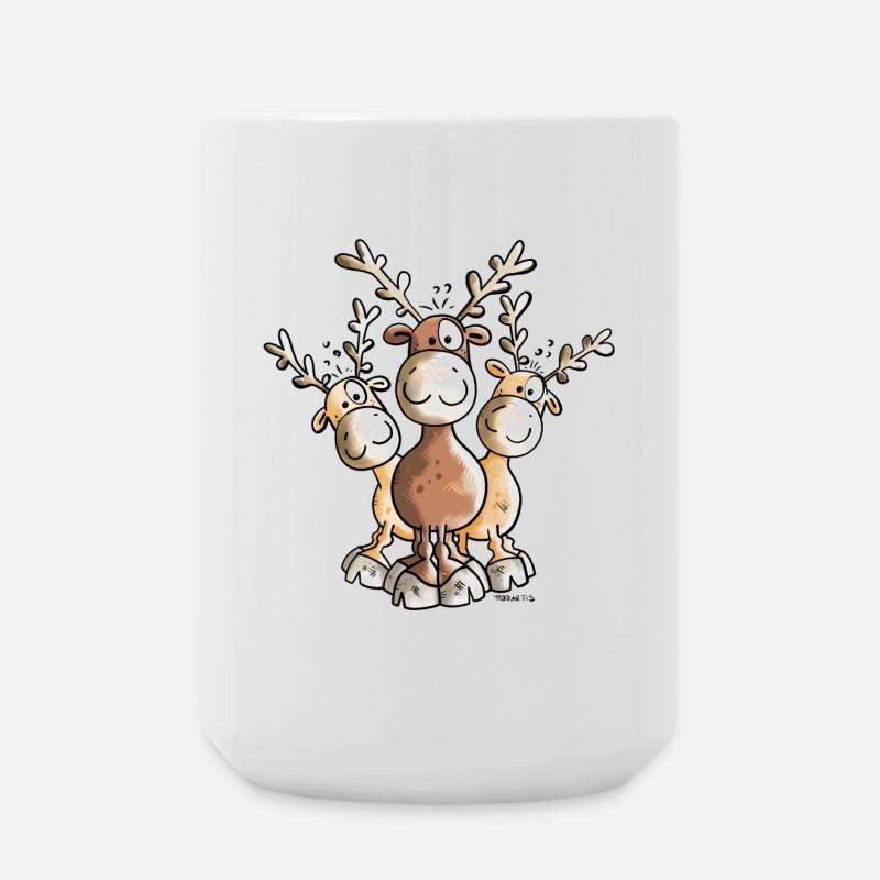 Alces alces - Grande tasse 440 ml - blanc