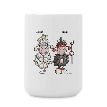 Kampf der Gegensätze - Große Tasse 440 ml - Weiß - Vorne