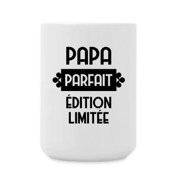Papa - Fête des Pères - Anniversaire - Bébé - Grande tasse 440 ml - blanc - Devant
