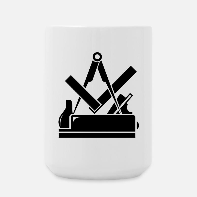 Tischler Zunftzeichen - Große Tasse 440 ml - Weiß