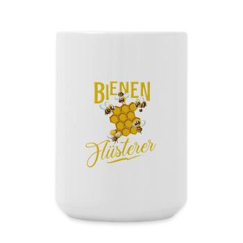Bienen Flüsterer - Große Tasse 440 ml - Weiß - Vorne