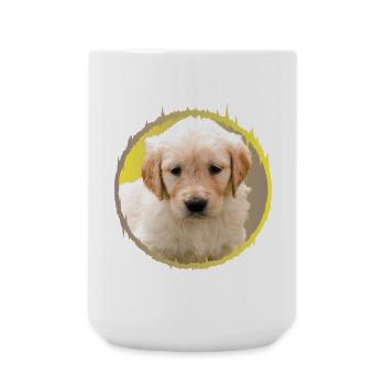 puppy - Large Mug 440 ml - white - Front