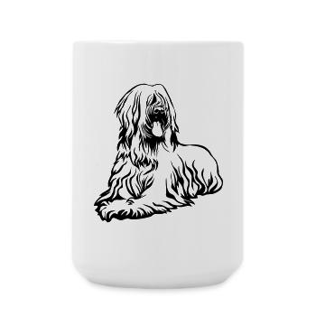 Briard - Large Mug 440 ml - white - Front