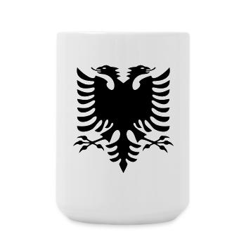 Albania Flag - Large Mug 440 ml - white - Front