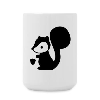 Eichhörnchen - Große Tasse 440 ml - Weiß - Vorne