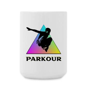 Parkour - Large Mug 440 ml - white - Front