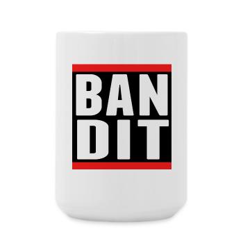 bandit dieb crime criminal aufkleber hooligan gang - Große Tasse 440 ml - Weiß - Vorne
