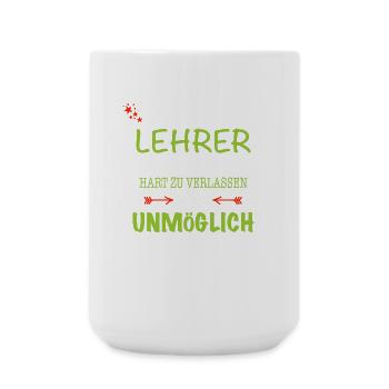 Ein großartiger Lehrer... - Große Tasse 440 ml - Weiß - Vorne