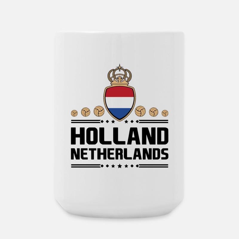 HOLLANDE - PAYS-BAS - Grande tasse 440 ml - blanc