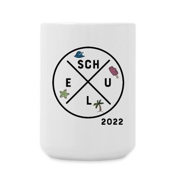 Schule 2022 - Große Tasse 440 ml - Weiß - Vorne