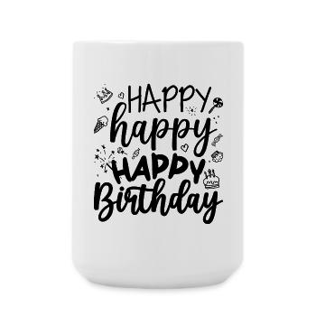 design indisponible - Grande tasse 440 ml - blanc - Devant