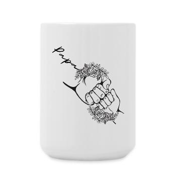 Personalized Dad Gifts Sentimental Daughter - Large Mug 440 ml - white - Front