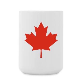 Montrez vos couleurs – Canada - Grande tasse 440 ml - blanc - Devant