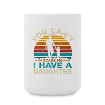Fille Défenseur Coucher de soleil - Grande tasse 440 ml - blanc - Devant