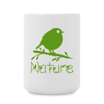 La nature se réveille - Grande tasse 440 ml - blanc - Devant