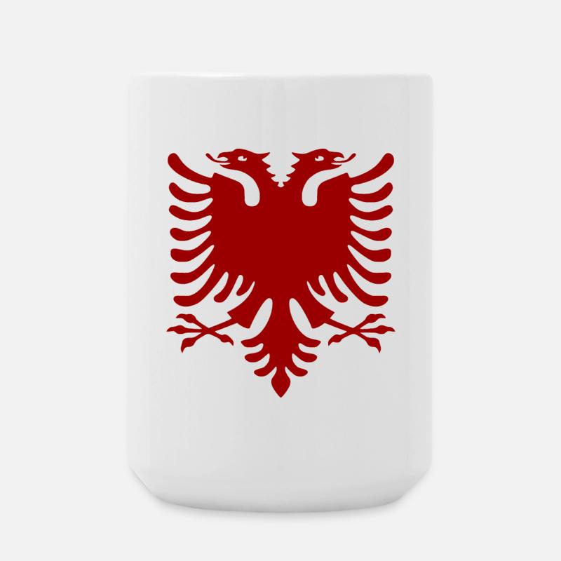 Albanian Eagle - Large Mug 440 ml - white