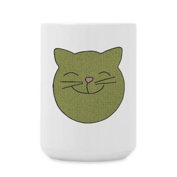 Rires de chat - Grande tasse 440 ml - blanc - Devant