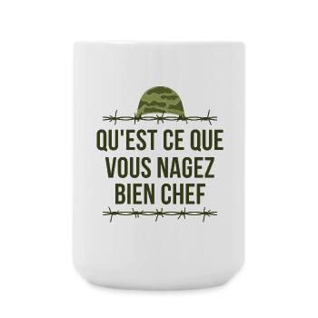 la septième compagnie, la 7ème compagnie - Grande tasse 440 ml - blanc - Devant