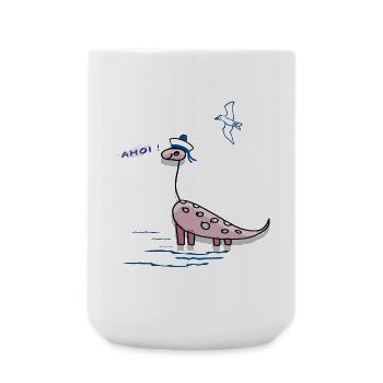 ahoi, maritim - Große Tasse 440 ml - Weiß - Vorne